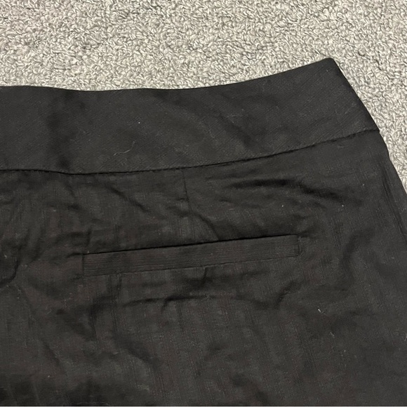 LA Blues Shorts Womens Size 16 Black Striped Stretch Cuffed High Waisted Retro - Picture 10 of 10